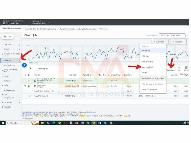 Xem Dữ Liệu Chuyển đổi Trong Google Ads