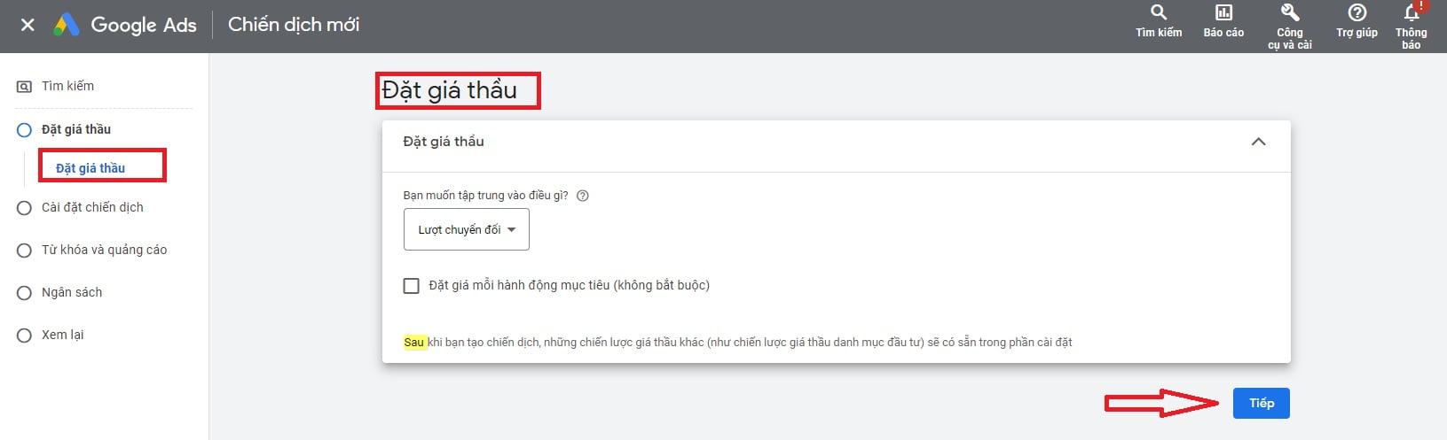 Cách tạo chiến dịch quảng cáo Google tìm kiếm
