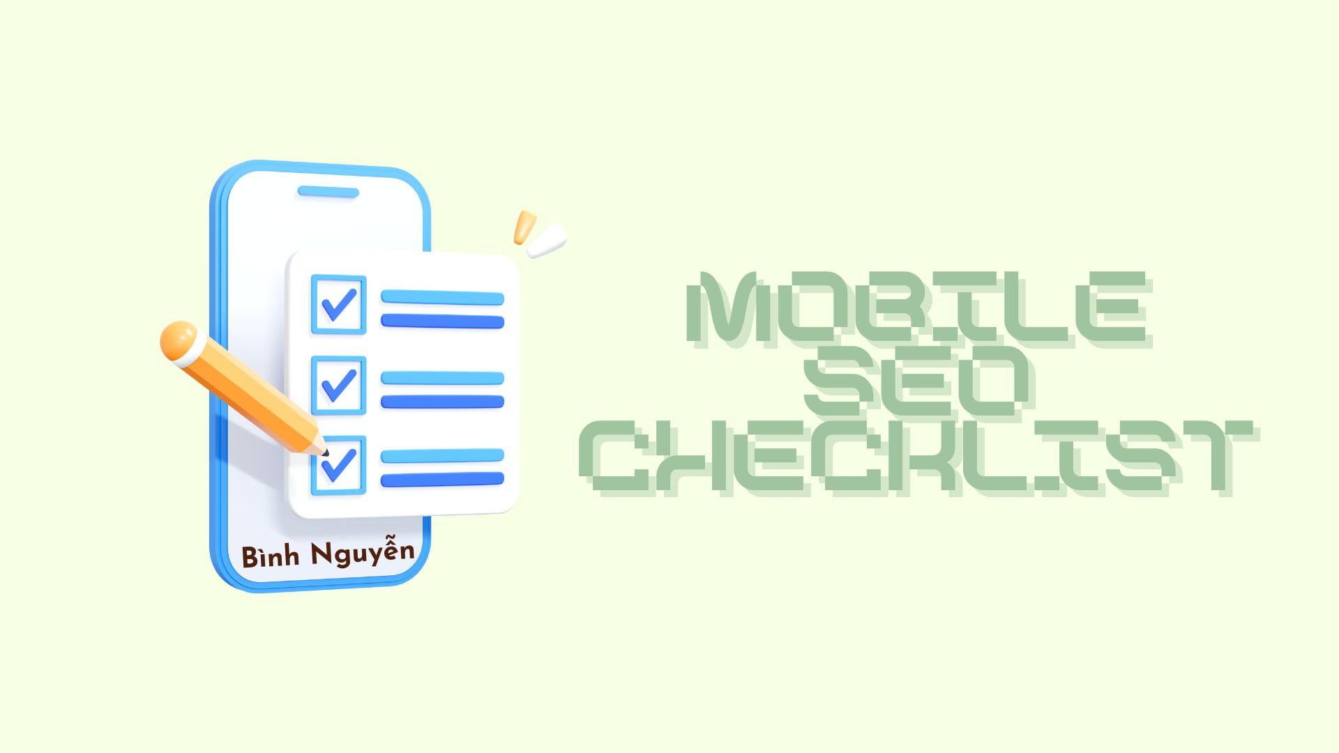 Mobile SEO Checklist