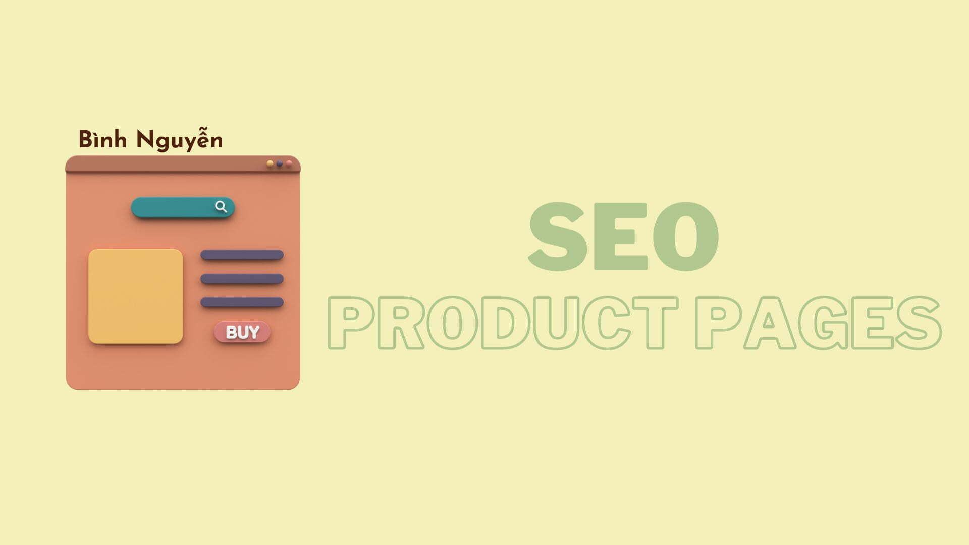 SEO  trang sản phẩm website eCommerce