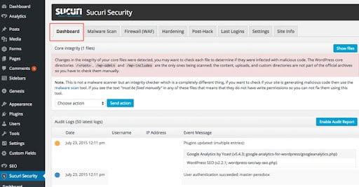 Sucuri WordPress Plugin