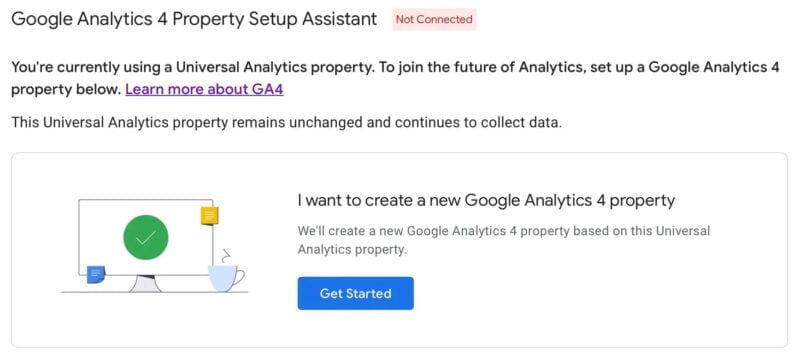 Bắt đầu chuyển sang Google Analytics 4