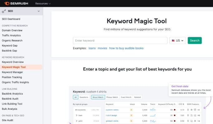 Công cụ Magic Keyword Tool