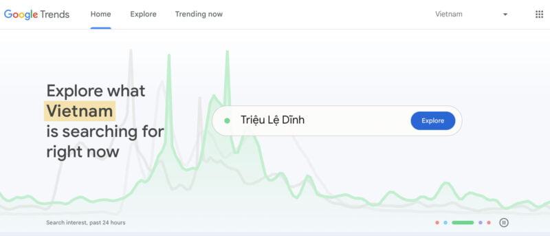 Dùng Google Trends tìm Semantic Keywords