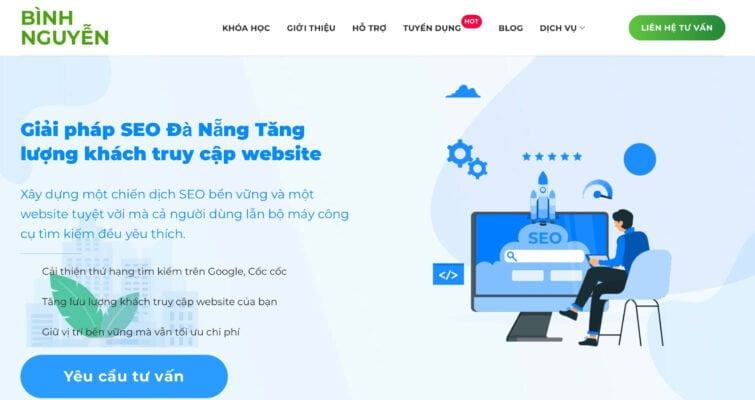 Tối ưu trang dịch vụ với từ khoá chính