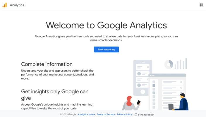 Truy cập vào Google Analytics