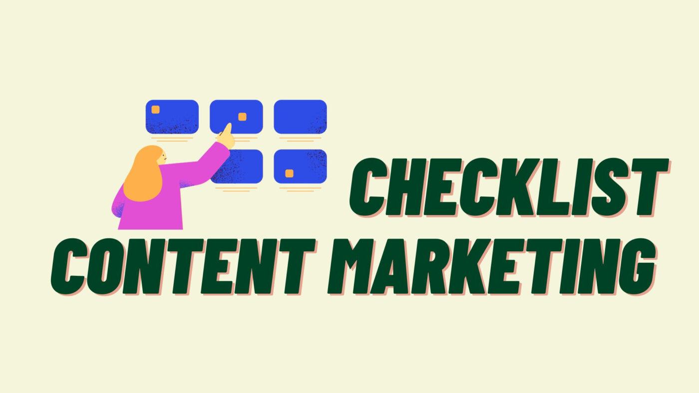 Checklist Content Marketing