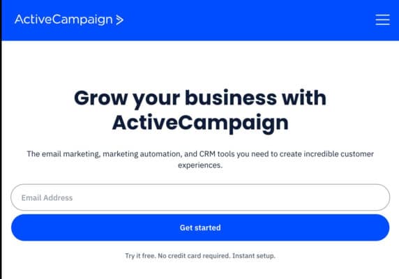 Phần mềm email marketing ActiveCampaign