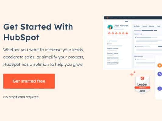 Phần mềm email marketing Hubspot