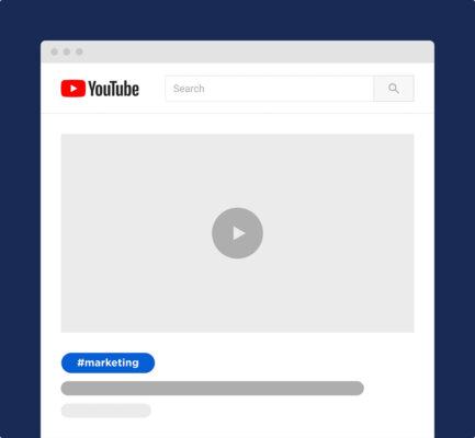 Hashtags trên YouTube